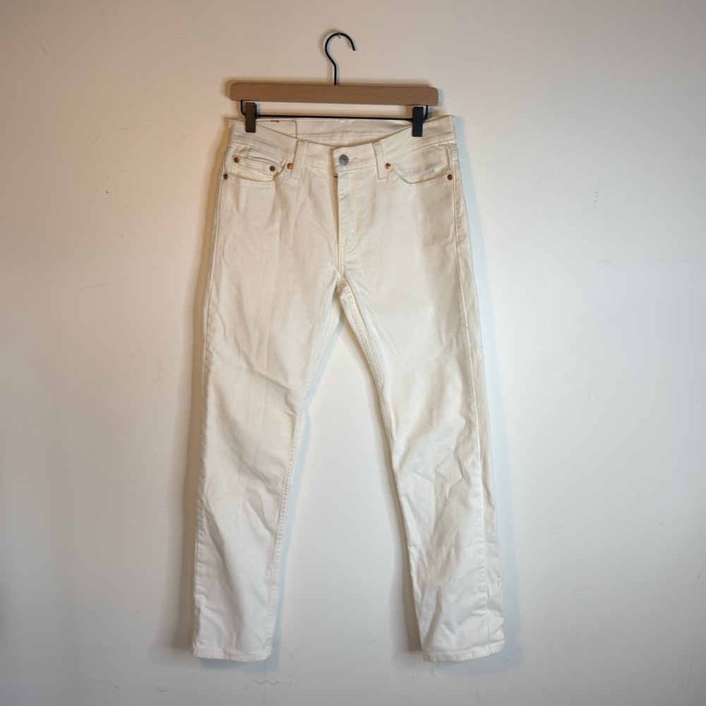 Classic White Men's Jeans